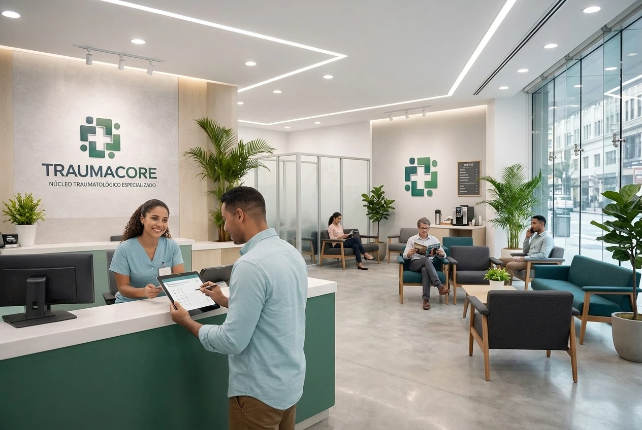 Área de espera para pacientes